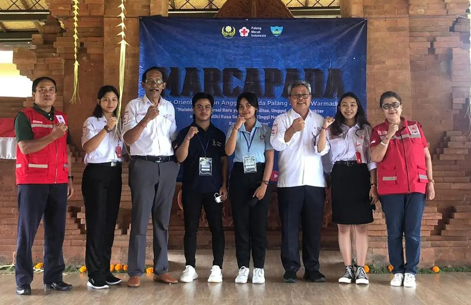 KSR-PMI Unit Universitas Warmadewa Gelar MARCAPADA