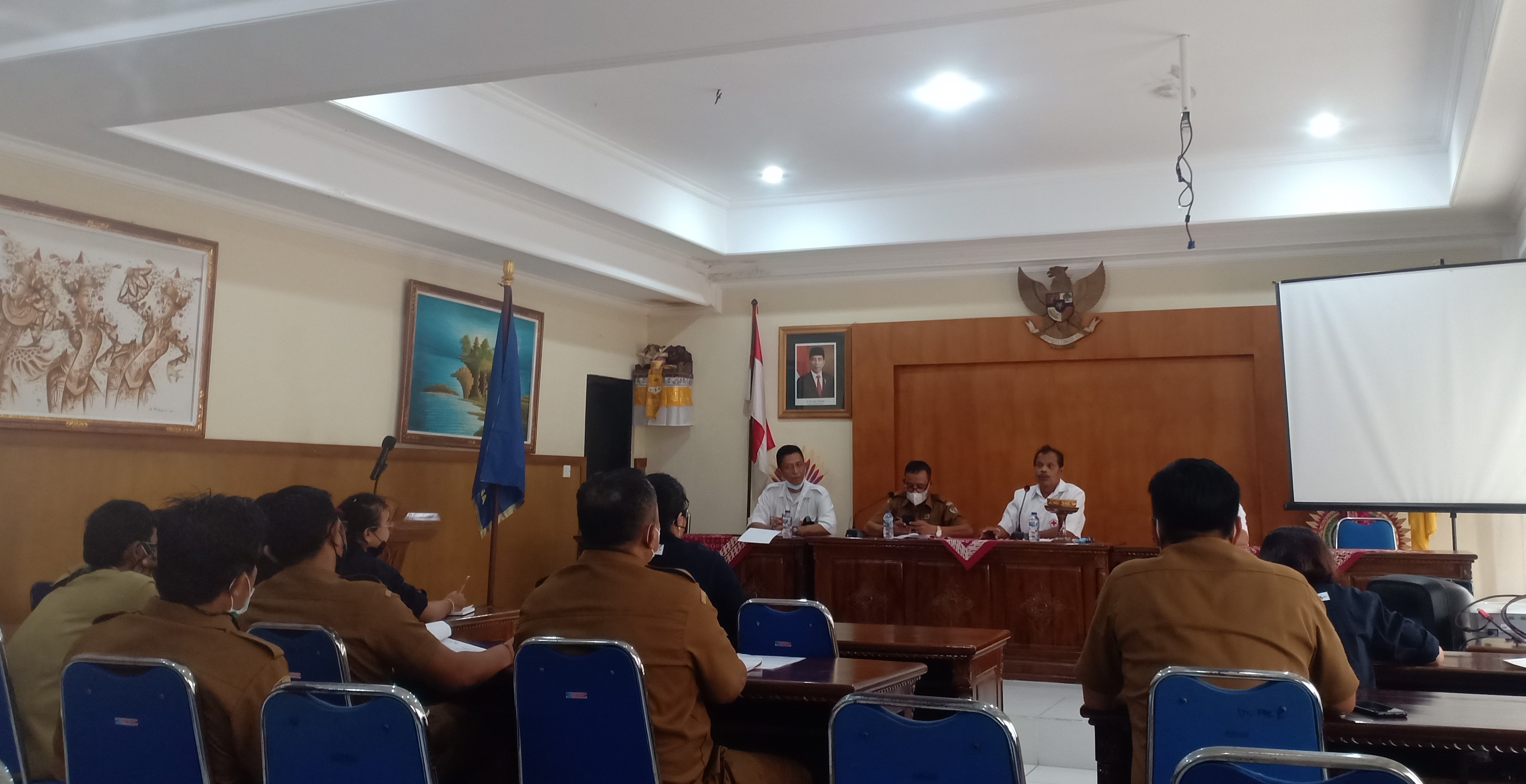 Audiensi Duta kemanusiaan di Desa Pemecutan Kelod