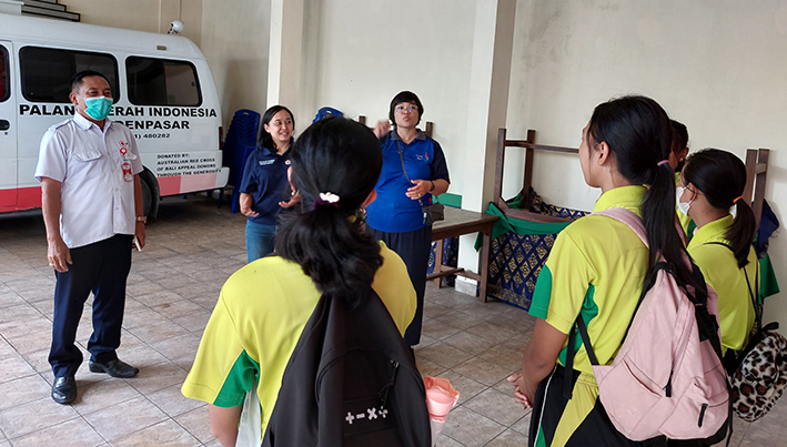 Kunjungan PMR SLB Negeri 2 Denpasar