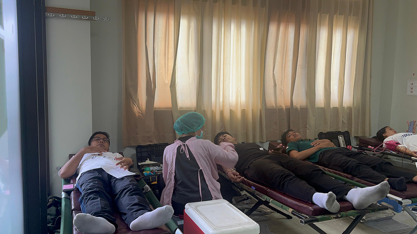 KSR-PMI ITEKES Bali Sukses Gelar Donor Darah: 46 Pendonor Berpartisipasi