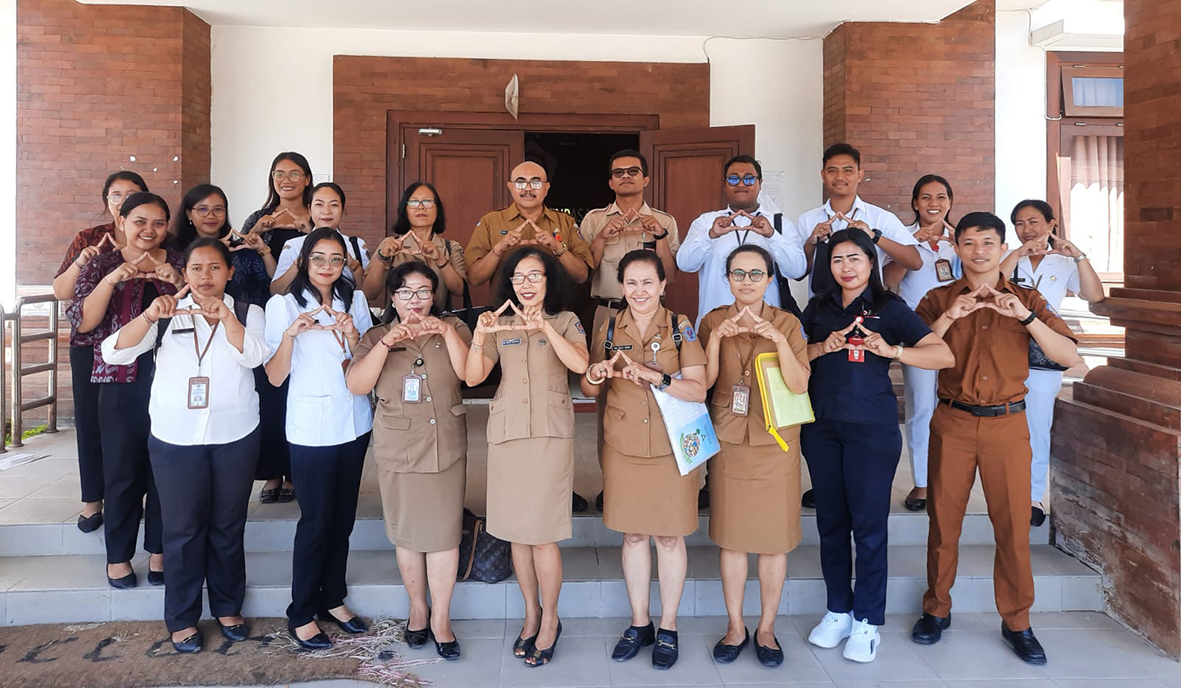 PMI Kota Denpasar Berpartisipasi dalam Kegiatan Penilaian UKS di SMP Negeri 1 dan SMA Negeri 9 Denpasar