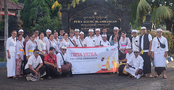 PMI Kota Denpasar Perjalanan Tirta Yatra Di Banyuwangi