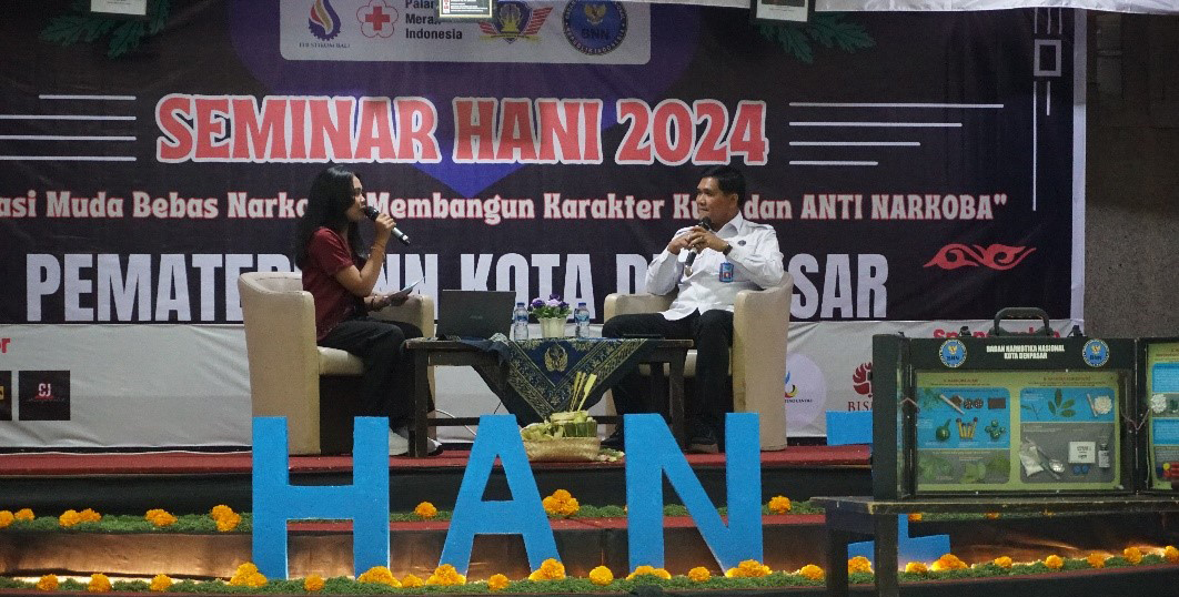 KSR-PMI Unit ITB STIKOM Bali Gelar Seminar Generasi Muda Tangguh dan Anti Narkoba
