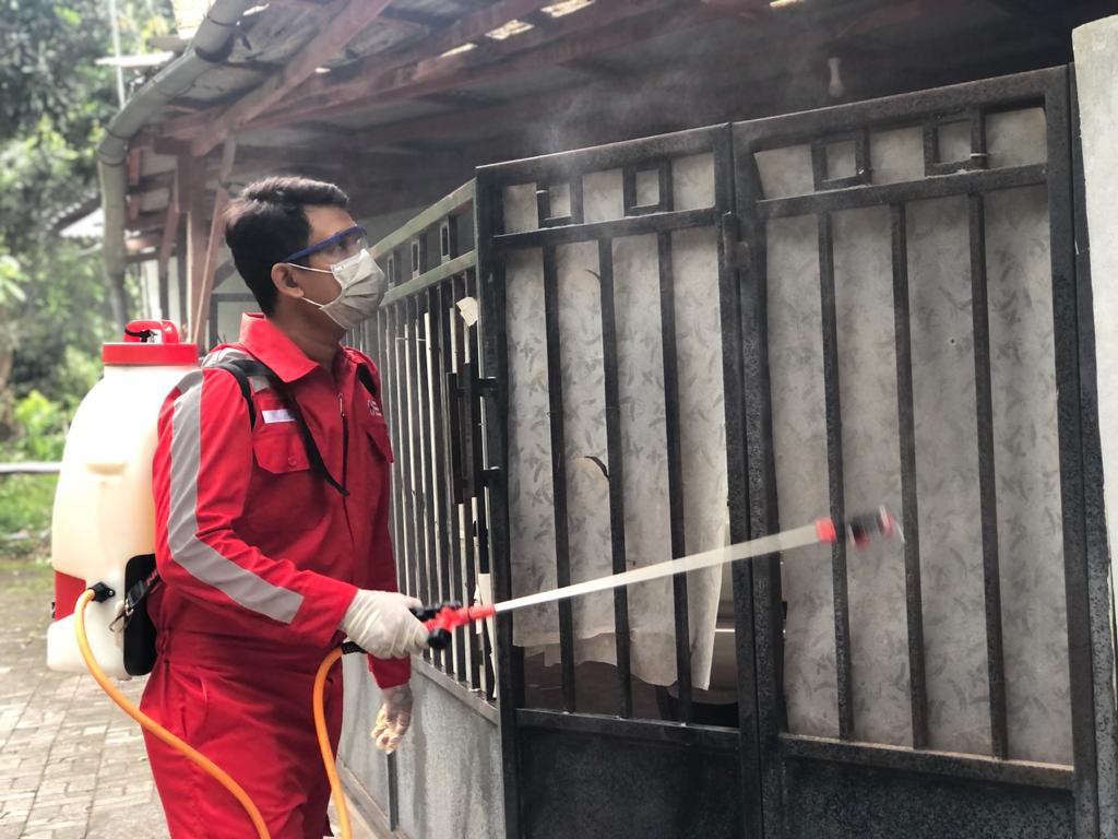 Aktivitas pencegahan penyebaran covid-19 di Seputaran Wilayah Kelurahan Ubung Kaja