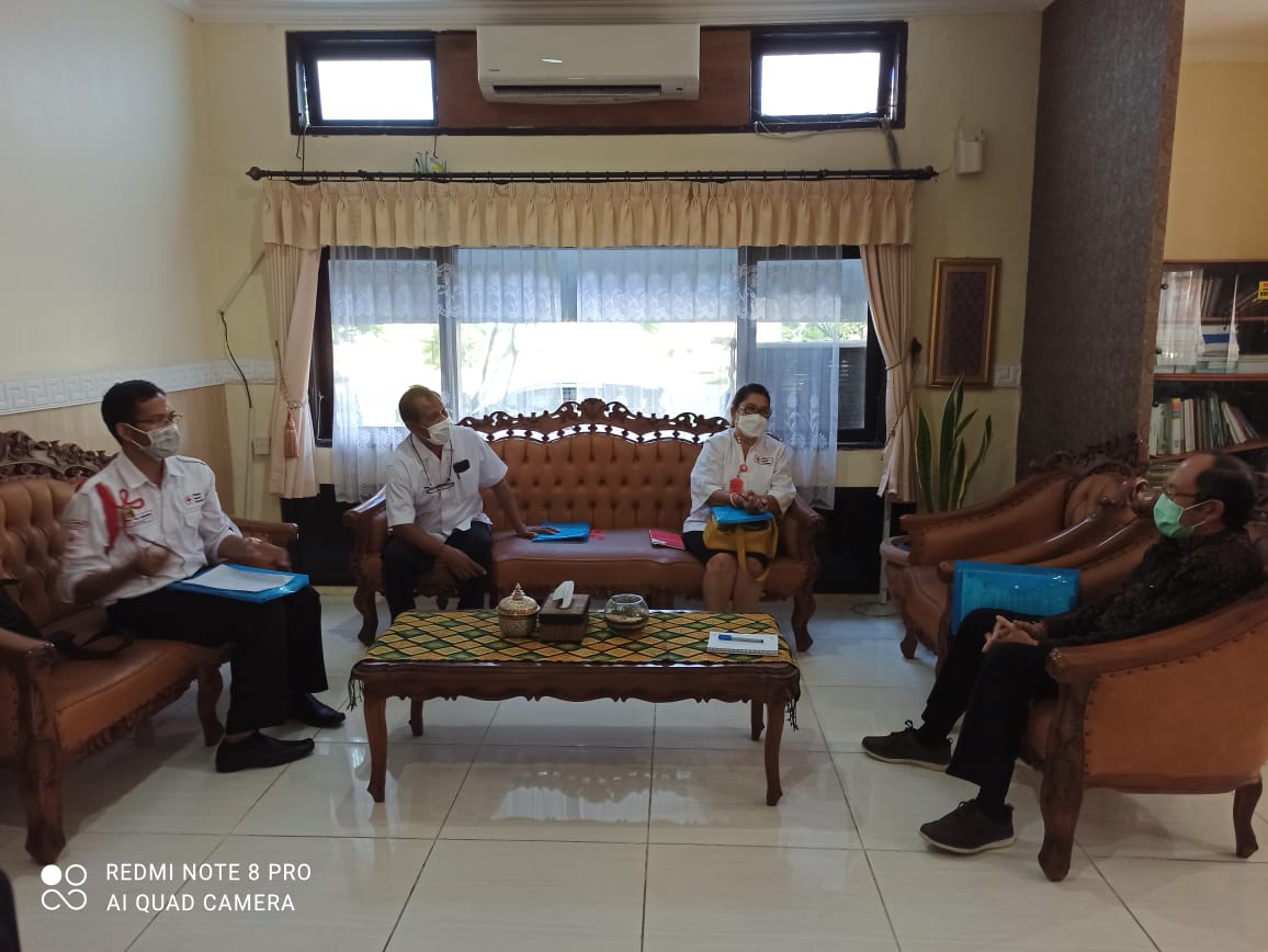 Audiensi KSR-PMI Unit UNMAS Dengan Bapak Gubernur Bali