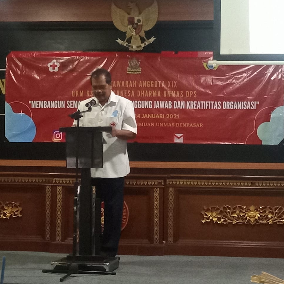 Musyawarah Anggota KSR-PMI Unit UNMAS Denpasar