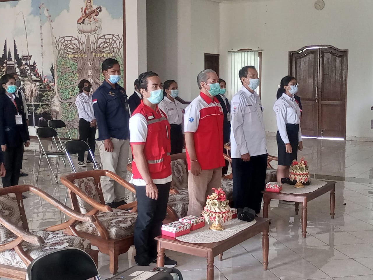 Pelantikan Pengurus UKM KSR-PMI Unit PT. UHN I Gusti Bagus Sugriwa