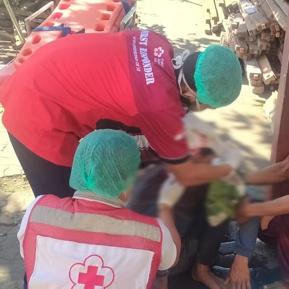 Ambulance Penanganan Kecelakaan Kerja Di Jl. Tukad Pancoran