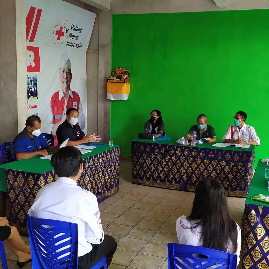 Audiensi KSR-PMI Unit Universitas Mahasaraswati Denpasar