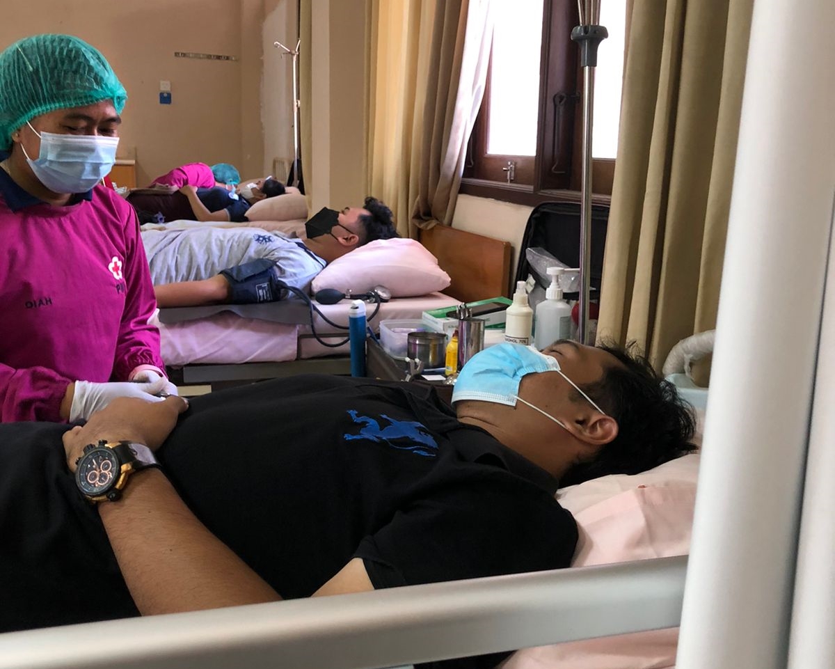Donor Darah KSR-PMI Unit ITEKES BALI Sukses